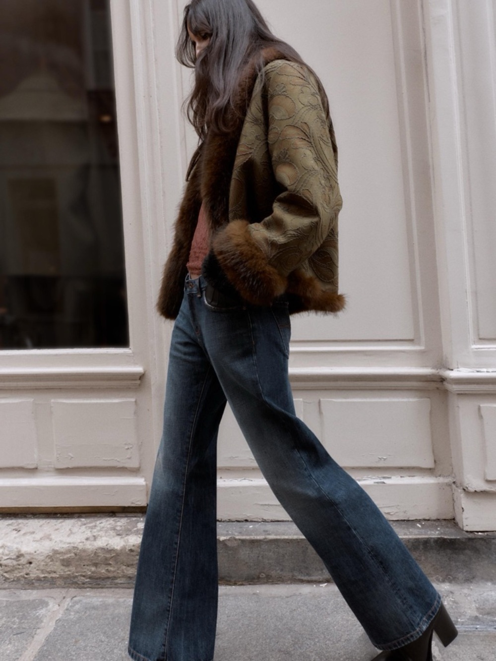 ZARA LOW RISE BOOTCUT JEANS - Picture 4 of 10